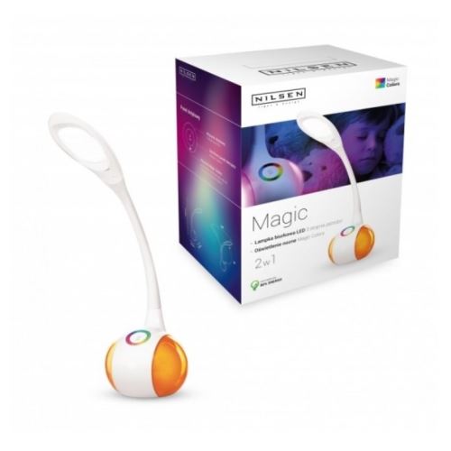 Svítidlo stolní LED dotyk. 7W MAGIC bílé 4000K INQ