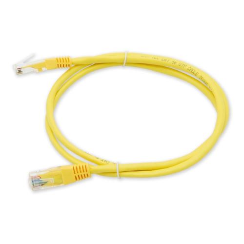 Kabel PC-202 C5E UTP/2M žlutá