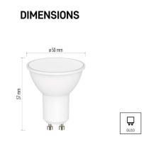 Chytrá LED žárovka GoSmart MR16 / GU10 / 4,8 W (35 W) / 400 lm / RGB / stmívatelná / Wi-Fi (7)