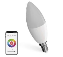 Chytrá LED žárovka GoSmart svíčka / E14 / 4,8 W (40 W) / 470lm / RGB / stmívatelná /Zigbee