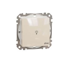 Sedna Design spínač 1/0 tlačítko "světlo" IP44 béžová Sedna Design spínač 1/0 tlačítko "světlo" IP44 béžová