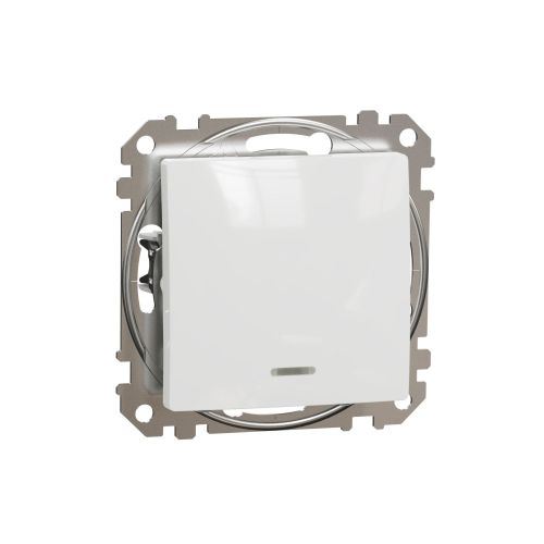 Sedna Design spínač 2Ss bezšroubový bílá