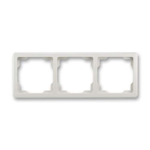 Rámeček trojnásobný (pro vodorovnou i svislou montáž), světle šedá, ABB Swing 3901G-A00030 S1