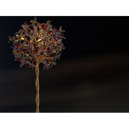 Luxusní křišťálová stojací lampa 5 x G9 - CA032/F