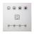 LED panel príslušenstvo - RF stmievač 4-zónový, panel dotykový, do steny, biely LED panel príslušenstvo - RF stmievač 4-zónový, panel dotykový, do steny, biely
