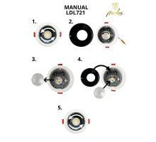 Čočka 36° pro LED svítidlo LDL721 - L70736 (1)