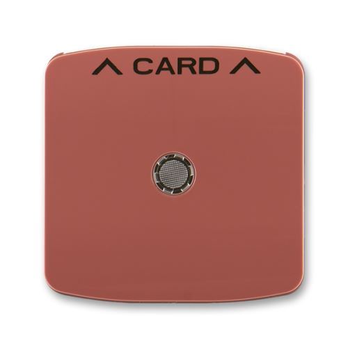 Kryt spínače kartového, vřesová červená, ABB Tango 3559A-A00700 R2
