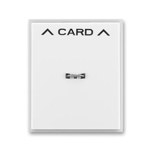 Kryt spínače kartového, bílá/ledová bílá, ABB Element, Time 3559E-A00700 01
