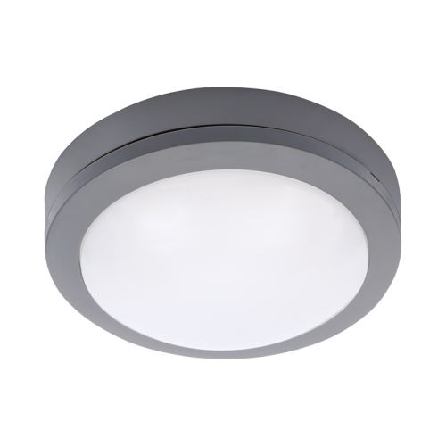 Solight LED vonkajšie osvetlenie guľaté, šedej, 13W, 910lm, 4000K, IP54, 17cm