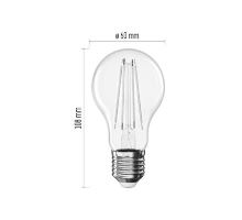 LED žárovka Filament A60 / E27 / 7,8 W (75 W) / 1060 lm / neutrální bílá (1)