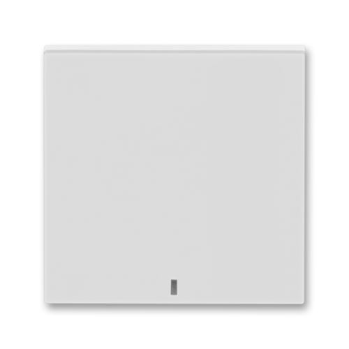 Kryt jednoduchý s čírym priezorom, sivá / biela, ABB Levit 3559H-A00653 16