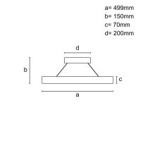 LED svietidlo s diaľkovým ovládačom a ventilátorom 63W - JF1301/B (4)
