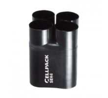 Koncovka zmršťovacia 4x 95-240mm2 čierna s lepidlom SEH4 Cellpack