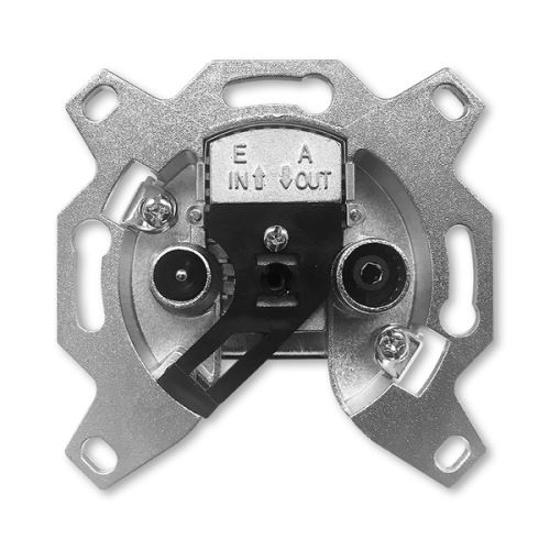 Přístroj zásuvky TV+R, průběžný, 7 dB (EU 3607) ABB 5011-A3607