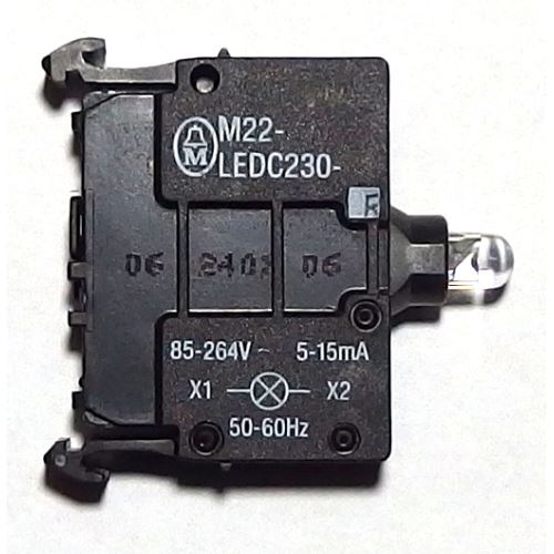 M22-LEDC230-R 230V kontrolka (červená) EATON
