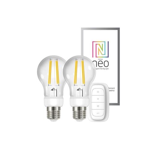 Smart sada LED žárovek E27 6.3W teplá bílá IMMAX NEO 07088BD ZigBee Tuya
