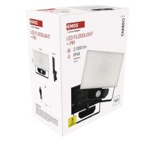 LED reflektor TAMBO se senzorem pohybu, 20 W, 2000 lm, černý (16)