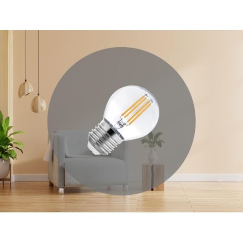 LED Filament 6W - G45 / E27 / 3000K - ZLF818