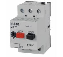 Motorové spúšťače MS25-1,6 1A-1,6A Motorové spúšťače MS25-1,6 1A-1,6A
