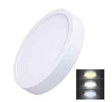 Solight LED mini panel CCT, prisadený, 24W, 1800lm, 3000K, 4000K, 6000K, okrúhly Solight LED mini panel CCT, prisadený, 24W, 1800lm, 3000K, 4000K, 6000K, okrúhly