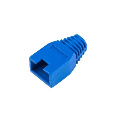 Kryt gumový pro konektor RJ45 modrý