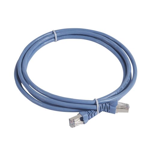 Patch kabel F/UTP Cat.6 PVC 2,0m sv.modrá RAL 5024