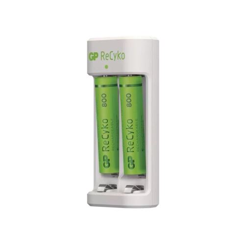 Nabíječka baterií GP Eco E211 + 2xAAA ReCyko 800
