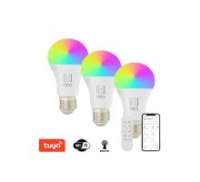 Smart LED žárovka E27 11W RGB+CCT IMMAX NEO 07733CDO WiFi Tuya sada 3ks Smart LED žárovka E27 11W RGB+CCT IMMAX NEO 07733CDO WiFi Tuya sada 3ks