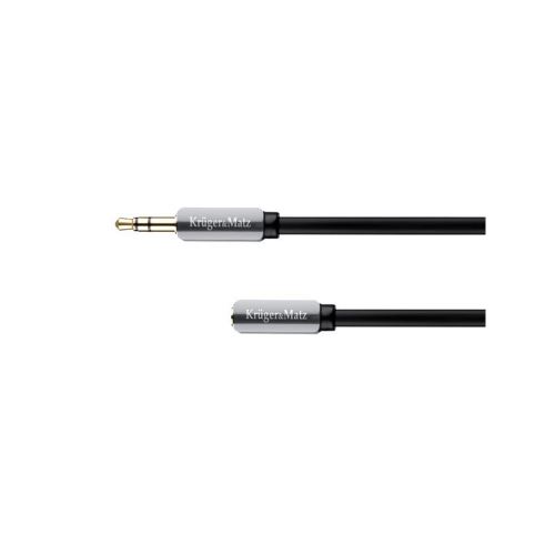 Kabel Jack 3,5mm konektor/Jack 3,5mm zdířka 1m KRUGER & MATZ KM0315
