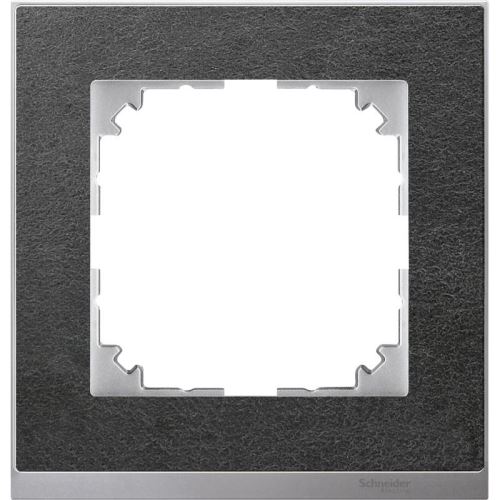 M-Pure Decor rámček 1-násobný Slate / Aluminium