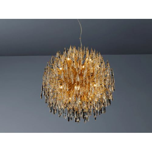 Luxusní závěsný křišťálový lustr 24 x G9 - CA061/800G