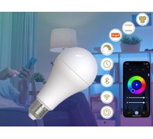 LED žárovka WIFI 15W - A60 / E27 / CCT + RGB - ZLS535W (3)