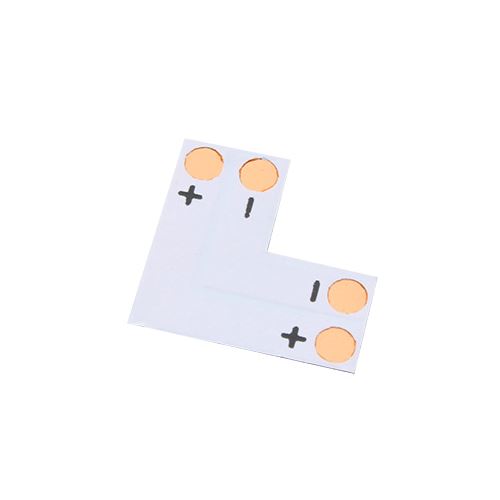 Spojka rohová, pájecí, pro LED pásky 8mm, PCB