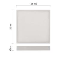 LED přisazené svítidlo NEXXO, čtvercové, bílé, 28,5W, se změnou CCT (3)