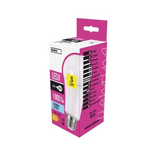 LED žárovka Classic A67 17W E27 studená bílá