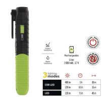 COB LED + LED nabíjací prac. svietidlo P4531, 400 lm, 2000 mAh (6)