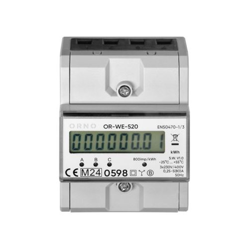 OR-WE-520 elektroměr 3fáz. 1tar. LCD KONEC!!!!!