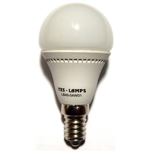 LED žárovka 4W E14 4W 3000K (TES-LAMP - LB45-04W01)