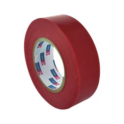 Izolačná páska PVC 19mm / 20m červená