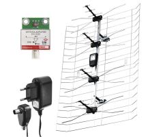 EMOS ASP-25 vonkajšia anténa 40 dBi LTE / 4G filter