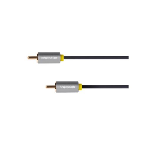 Kabel 1x Cinch konektor/1x Cinch konektor 1,8m KRUGER & MATZ KM1202 Basic