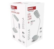 LED stolní lampa STELLA, bílá (10)