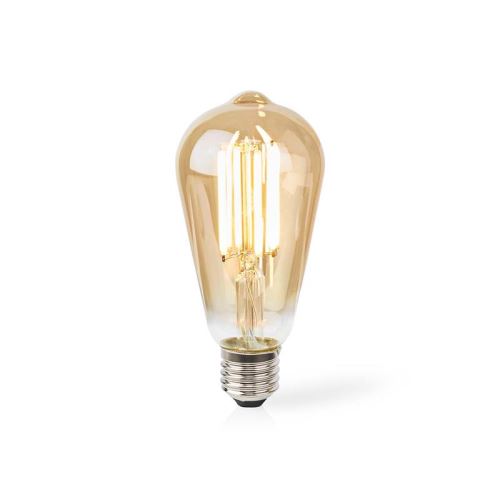 Smart LED žiarovka E27 7W teplá biela NEDIS WIFILRF10ST64 WiFi Tuya