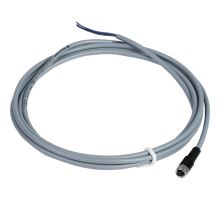 Kábel PVC s konektorom M8, priamy, zásuvka, 3 piny, L = 2m Kábel PVC s konektorom M8, priamy, zásuvka, 3 piny, L = 2m