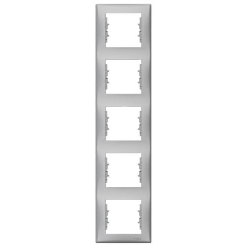 Sedna rámček 5-násobný zvislý Aluminium