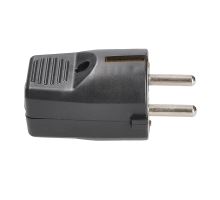 Solight zástrčka priama, IP20, čierna (1)