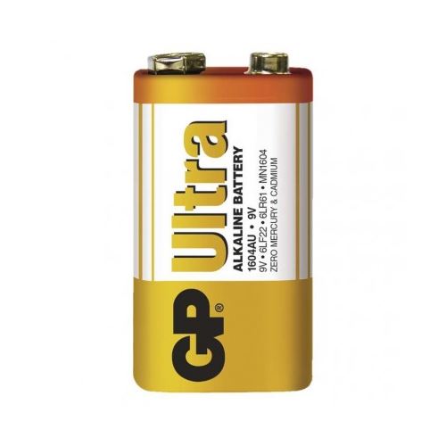 Alkalická batéria GP Ultra 9V (6LF22)