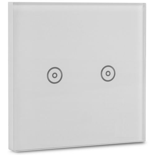 WiFi dvoutlačítkový vypínač - dotykový - TUYA