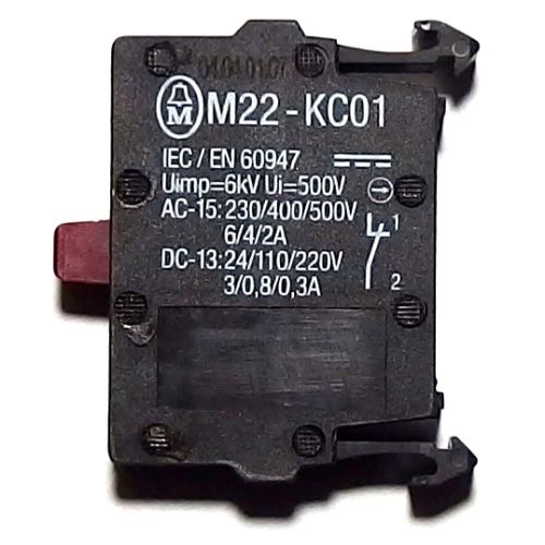 Rozpínací kontakt M22-KC01 EATON