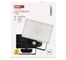 LED reflektor TAMBO se senzorem pohybu, 20 W, 2000 lm, černý (14)